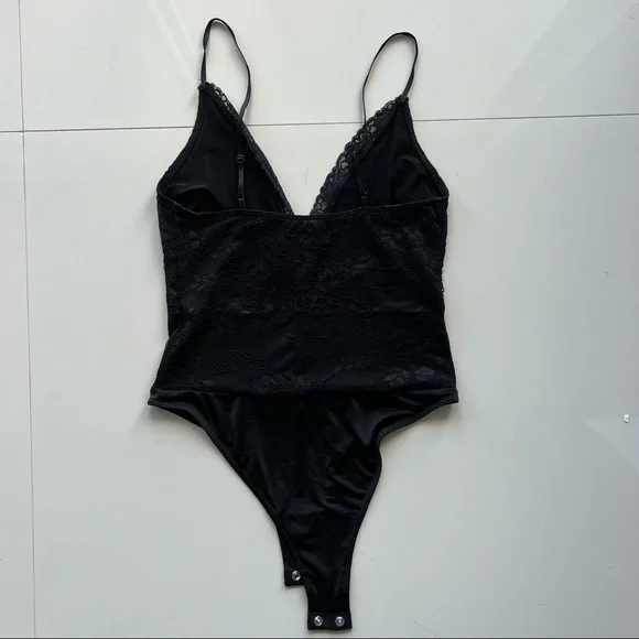 Urban Outfitters Out From Under Black Lace Bodysuit - Picture 3 of 4